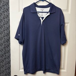 Antigua Men's Dark Blue Polo Shirt